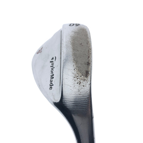Used TaylorMade Milled Grind 2 Chrome Lob Wedge / 60.0 Degrees / Stiff Flex