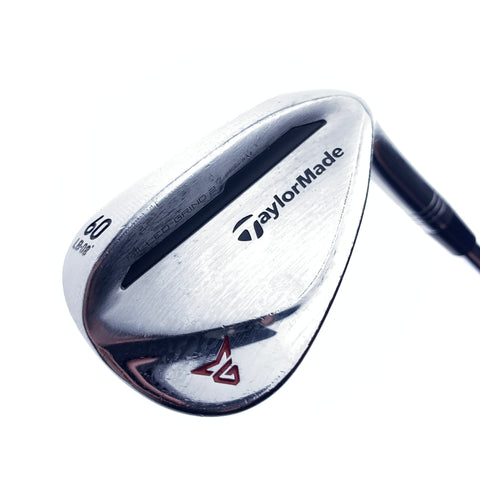 Used TaylorMade Milled Grind 2 Chrome Lob Wedge / 60.0 Degrees / X-Stiff Flex