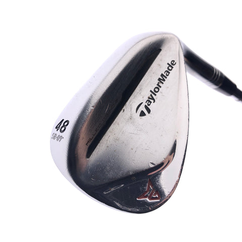Used TaylorMade Milled Grind 2 Chrome Pitching Wedge / 48.0 Degrees / Stiff Flex