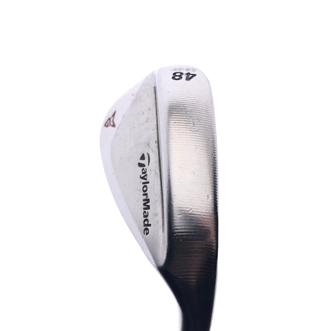 Used TaylorMade Milled Grind 2 Chrome Pitching Wedge / 48.0 Degrees / Stiff Flex