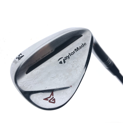 Used TaylorMade Milled Grind 2 Chrome Sand Wedge / 54.0 Degrees / Stiff Flex