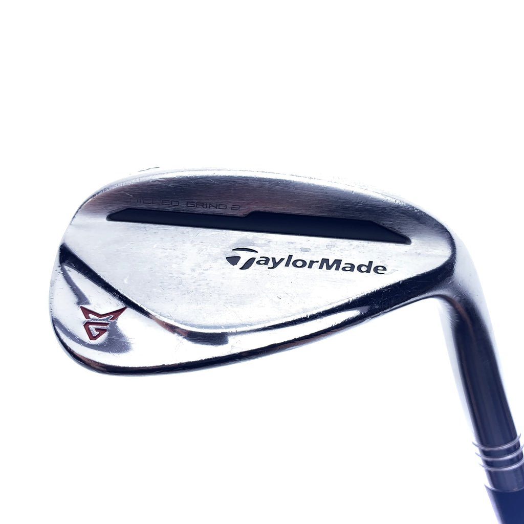 Used TaylorMade Milled Grind 2 Chrome Sand Wedge / 56.0 Degrees / X-Stiff Flex