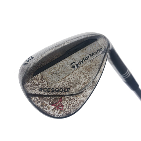 Used TaylorMade Milled Grind 2 Raw Gap Wedge / 52.0 Degrees / Stiff Flex