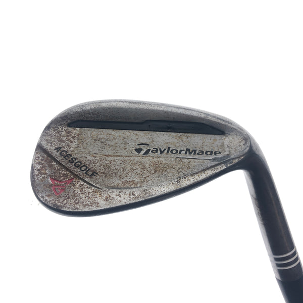 Used TaylorMade Milled Grind 2 Raw Gap Wedge / 52.0 Degrees / Stiff Flex