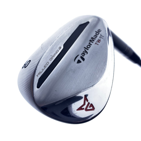 Used TaylorMade Milled Grind 2 TW Lob Wedge / 60.0 Degrees / Stiff Flex
