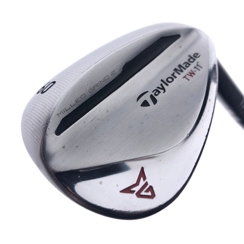 Used TaylorMade Milled Grind 2 TW Lob Wedge / 60.0 Degrees / Stiff Flex
