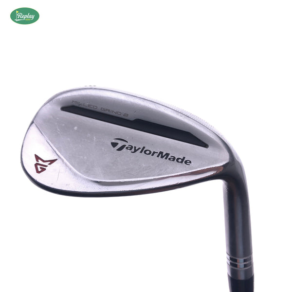 Used TaylorMade Milled Grind 2 Wedge Chrome Lob Wedge / 58 Degree / X-Stiff Flex - Replay Golf 