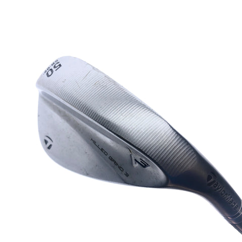 Used TaylorMade Milled Grind 3 Approach Wedge / 50.0 Degrees / Regular Flex