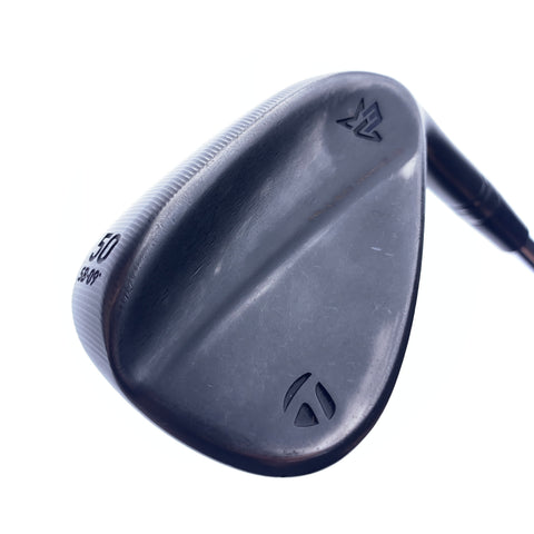 Used TaylorMade Milled Grind 3 Black Gap Wedge / 50.0 Degrees / Stiff Flex