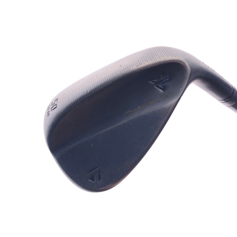 Used TaylorMade Milled Grind 3 Black Gap Wedge / 50.0 Degrees / Stiff Flex