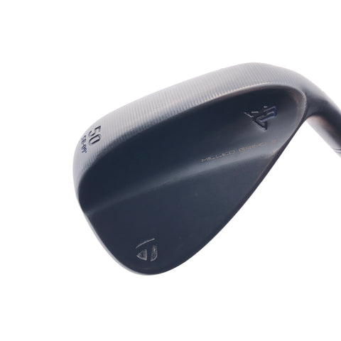 Used TaylorMade Milled Grind 3 Black Gap Wedge / 50.0 Degrees / Stiff Flex