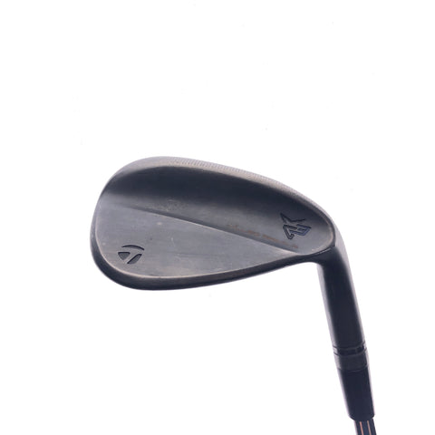Used TaylorMade Milled Grind 3 Black Gap Wedge / 50.0 Degrees / Stiff Flex