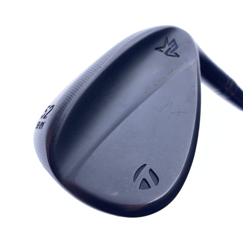Used TaylorMade Milled Grind 3 Black Gap Wedge / 52.0 Degrees / Stiff Flex