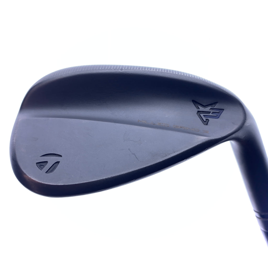 Used TaylorMade Milled Grind 3 Black Gap Wedge / 52.0 Degrees / Stiff Flex
