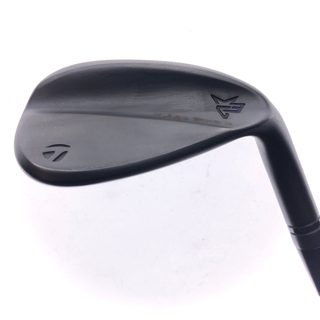 Used TaylorMade Milled Grind 3 Black Gap Wedge / 52.0 Degrees / Stiff Flex