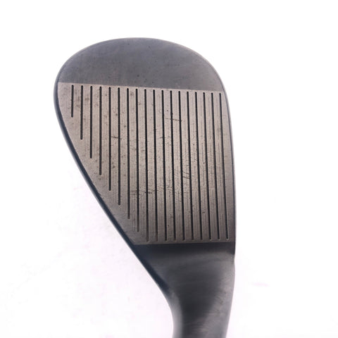 Used TaylorMade Milled Grind 3 Black Lob Wedge / 58 Degree / Stiff / Left-Handed