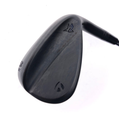 Used TaylorMade Milled Grind 3 Black Lob Wedge / 58.0 Degrees / Stiff Flex