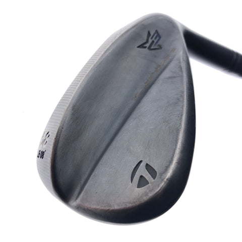 Used TaylorMade Milled Grind 3 Black Lob Wedge / 58.0 Degrees / Stiff Flex