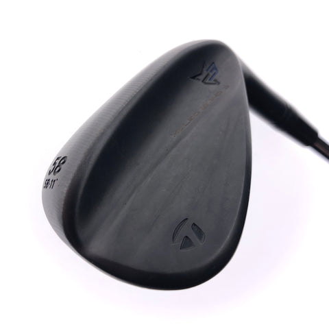 Used TaylorMade Milled Grind 3 Black Lob Wedge / 58.0 Degrees / Stiff Flex
