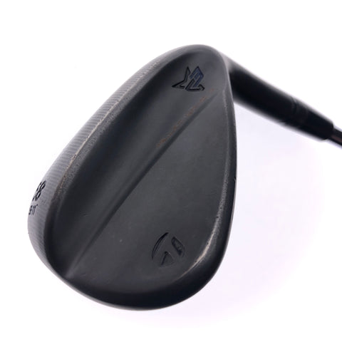 Used TaylorMade Milled Grind 3 Black Lob Wedge / 58.0 Degrees / Stiff Flex