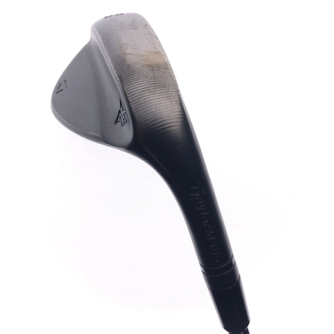 Used TaylorMade Milled Grind 3 Black Lob Wedge / 58.0 Degrees / Stiff Flex