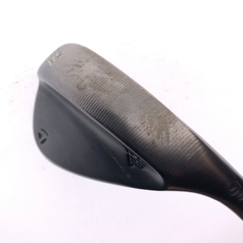 Used TaylorMade Milled Grind 3 Black Lob Wedge / 58.0 Degrees / Stiff Flex