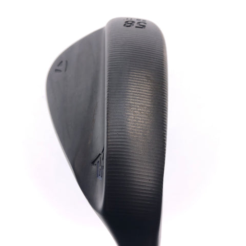 Used TaylorMade Milled Grind 3 Black Lob Wedge / 58.0 Degrees / Stiff Flex