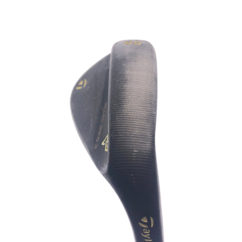 Used TaylorMade Milled Grind 3 Black Lob Wedge / 58.0 Degrees / Stiff Flex