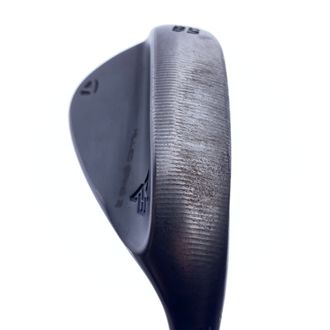 Used TaylorMade Milled Grind 3 Black Lob Wedge / 58.0 Degrees / Stiff Flex