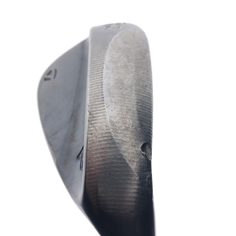 Used TaylorMade Milled Grind 3 Black Lob Wedge / 58.0 Degrees / Stiff Flex