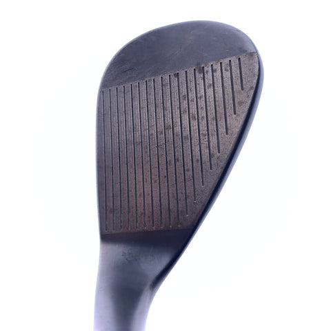 Used TaylorMade Milled Grind 3 Black Lob Wedge / 58.0 Degrees / Stiff Flex