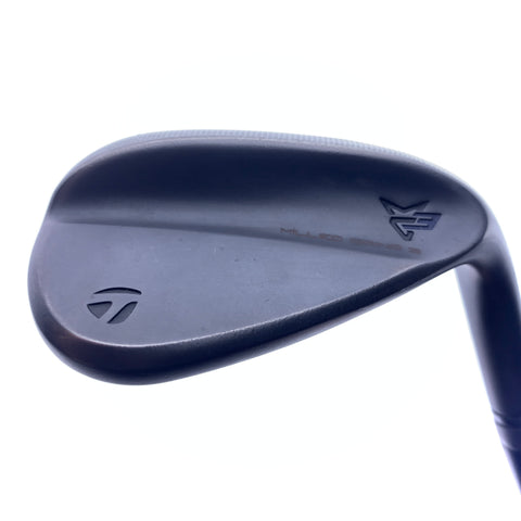 Used TaylorMade Milled Grind 3 Black Lob Wedge / 58.0 Degrees / Stiff Flex