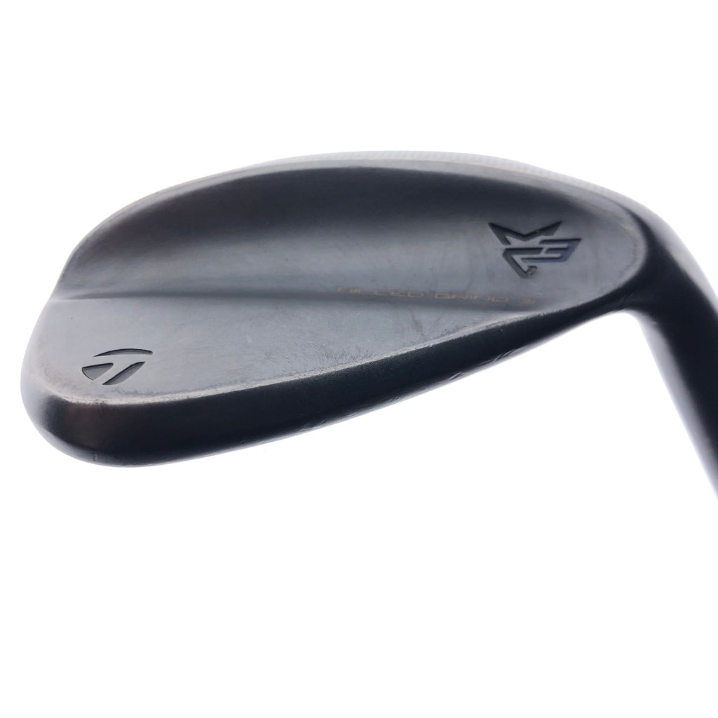 Used TaylorMade Milled Grind 3 Black Lob Wedge / 58.0 Degrees / Stiff Flex