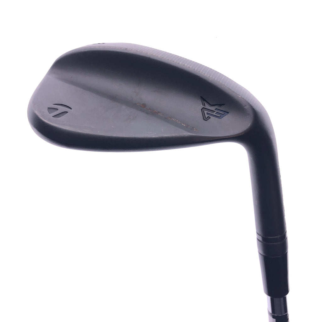 Used TaylorMade Milled Grind 3 Black Lob Wedge / 58.0 Degrees / Stiff Flex