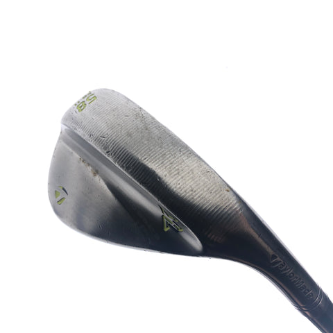 Used TaylorMade Milled Grind 3 Black Lob Wedge / 58.0 Degrees / X-Stiff Flex