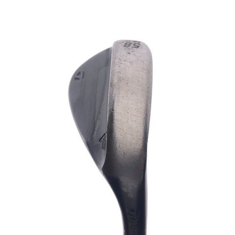 Used TaylorMade Milled Grind 3 Black Lob Wedge / 58.0 Degrees / X-Stiff Flex