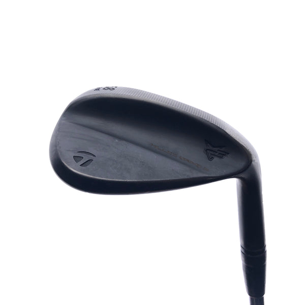 Used TaylorMade Milled Grind 3 Black Lob Wedge / 58.0 Degrees / X-Stiff Flex