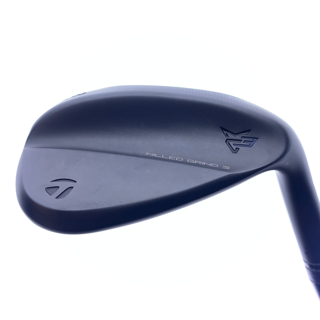 Used TaylorMade Milled Grind 3 Black Lob Wedge / 58.0 Degrees / X-Stiff Flex