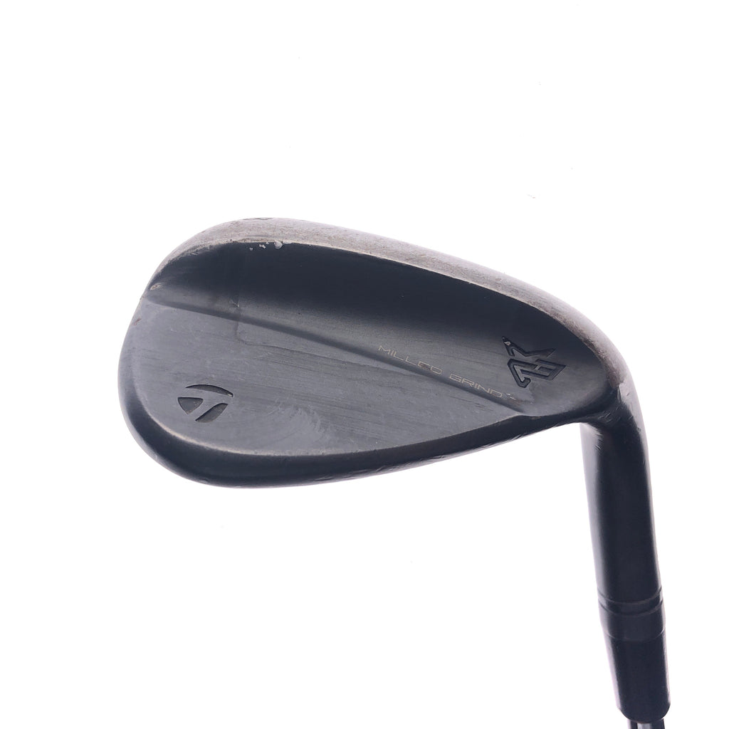 Used TaylorMade Milled Grind 3 Black Lob Wedge / 58.0 Degrees / X-Stiff Flex