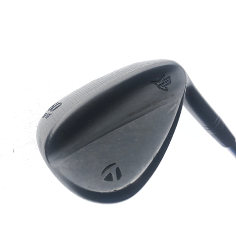 Used TaylorMade Milled Grind 3 Black Lob Wedge / 60.0 Degrees / Stiff Flex