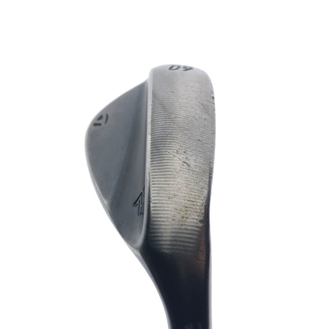Used TaylorMade Milled Grind 3 Black Lob Wedge / 60.0 Degrees / Stiff Flex