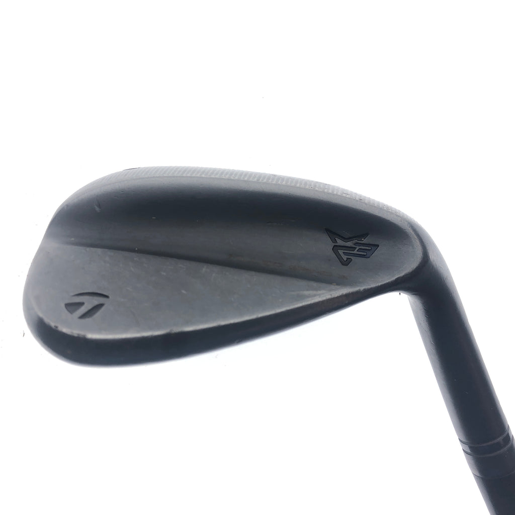 Used TaylorMade Milled Grind 3 Black Lob Wedge / 60.0 Degrees / Stiff Flex