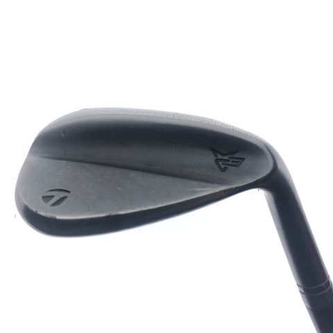 Used TaylorMade Milled Grind 3 Black Lob Wedge / 60.0 Degrees / Stiff Flex