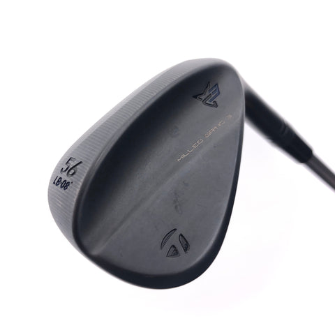 Used TaylorMade Milled Grind 3 Black Sand Wedge / 56.0 Degrees / Ladies Flex