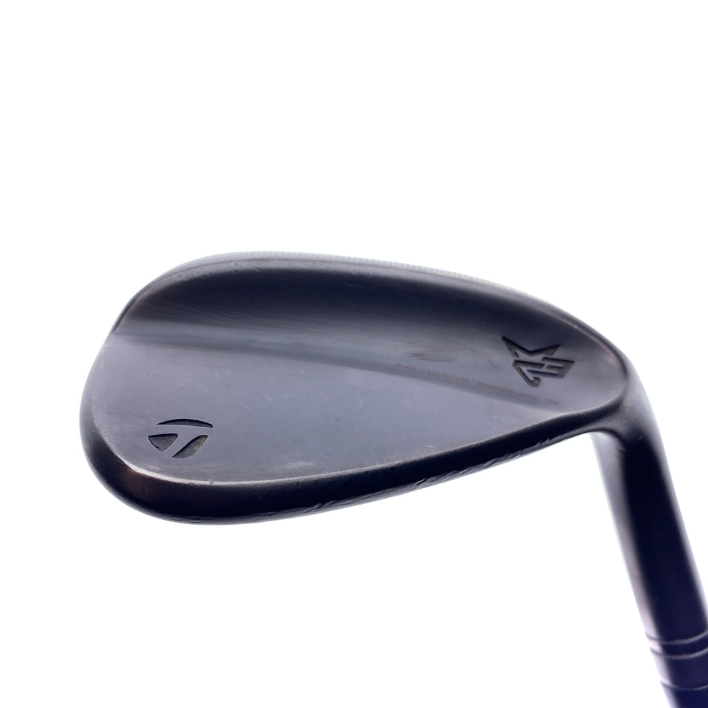 Used TaylorMade Milled Grind 3 Black Sand Wedge / 56.0 Degrees / Stiff Flex