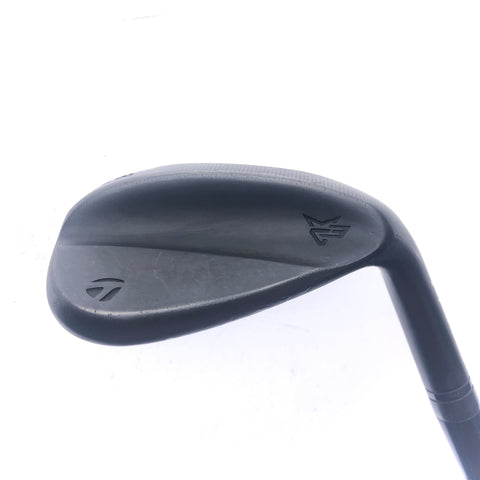 Used TaylorMade Milled Grind 3 Black Sand Wedge / 58.0 Degrees / Stiff Flex