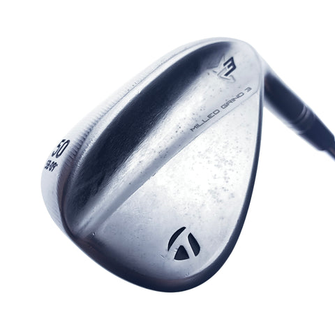 Used TaylorMade Milled Grind 3 Gap Wedge / 50.0 Degrees / Stiff Flex