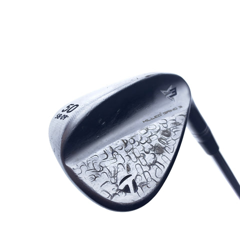 Used TaylorMade Milled Grind 3 Gap Wedge / 50.0 Degrees / Stiff Flex