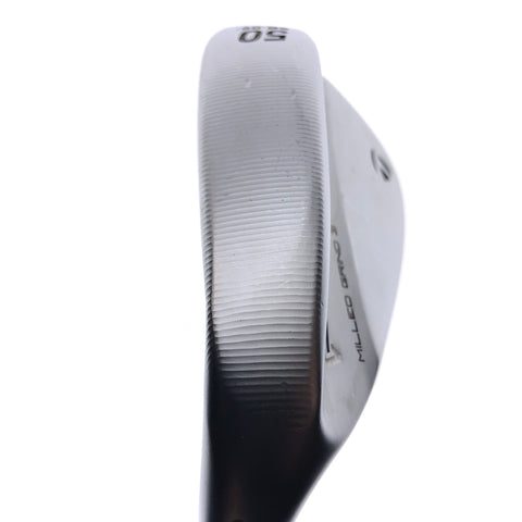 Used TaylorMade Milled Grind 3 Gap Wedge / 50.0 Degrees / Stiff Flex / L-H