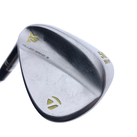 Used TaylorMade Milled Grind 3 Gap Wedge / 50.0 Degrees / X-Stiff Flex / Left-H